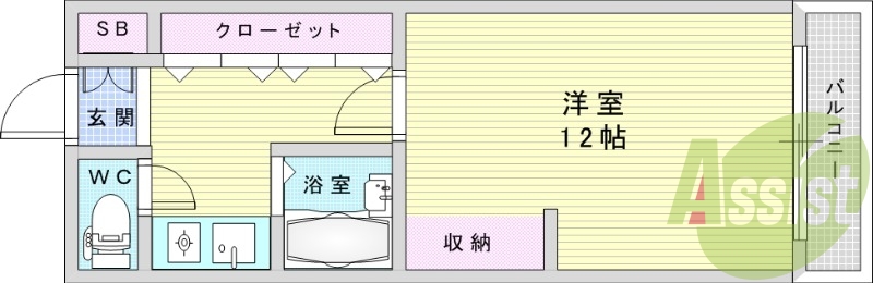 3階の間取り図
