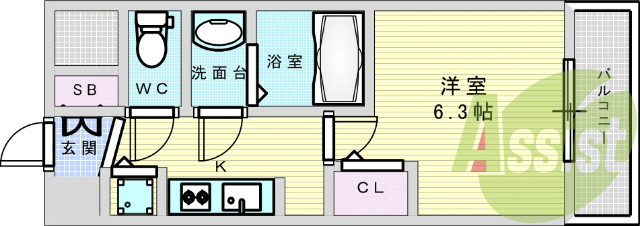 12階の間取り図