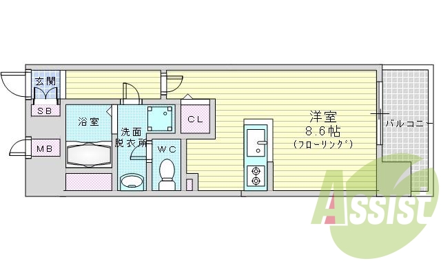11階の間取り図