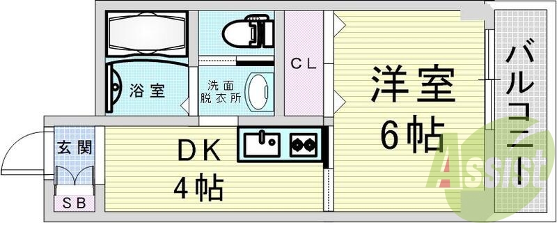 大阪市北区中崎西 シティハイツサルキ