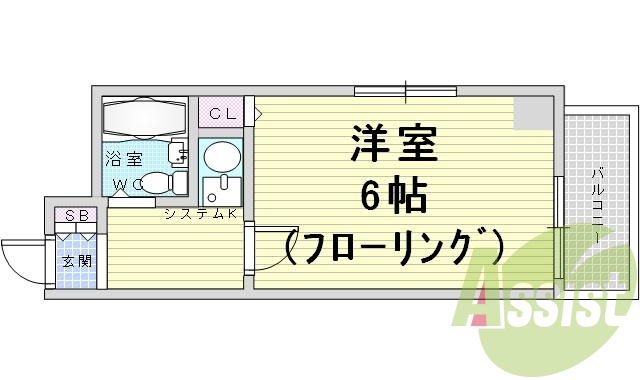 大阪市北区大淀中。アクエルド大淀。