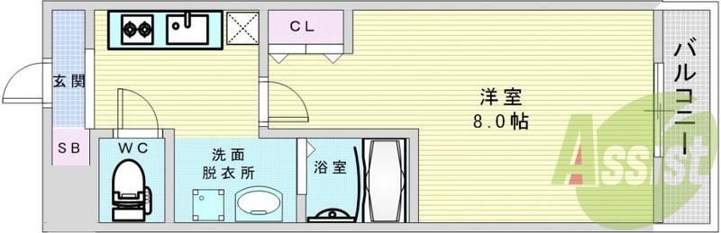 大阪市北区松ヶ枝町。ビガーポリス143松ヶ枝町