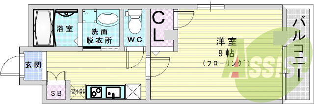 大阪市北区天神橋。ラ・フォルム与力レジデンス