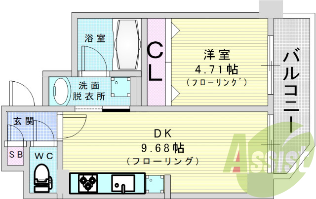 大阪市北区。クレグラン北梅田