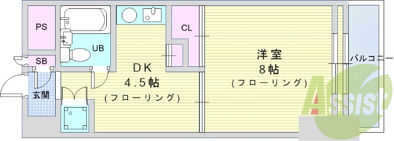 3階の間取り図