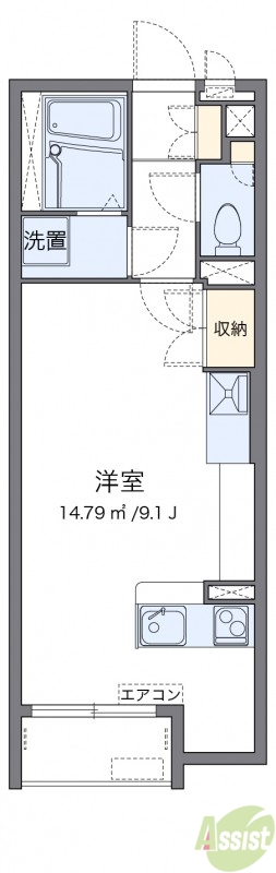 代表的な間取のため実際の間取とは異なる場合があります