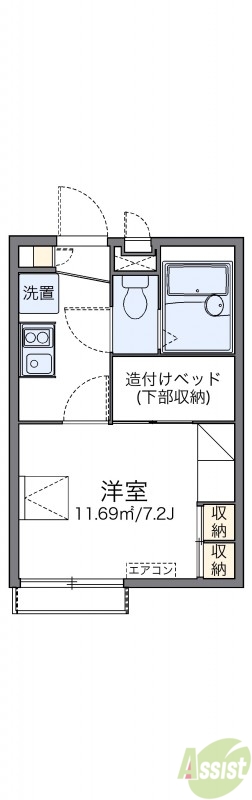 代表的な間取のため実際の間取とは異なる場合があります