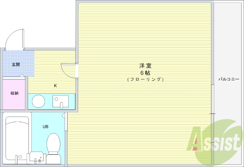 4階の間取り図