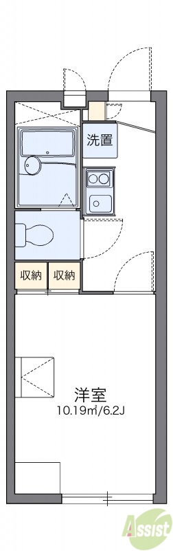 2階の間取り図