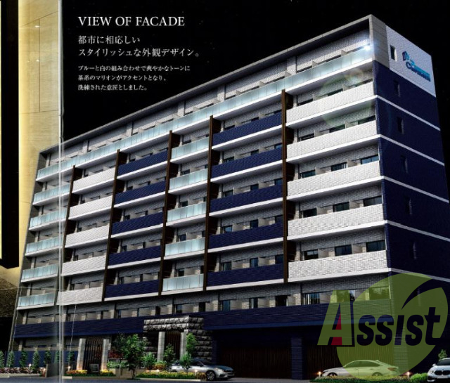 プレサンス淡路駅前の外観