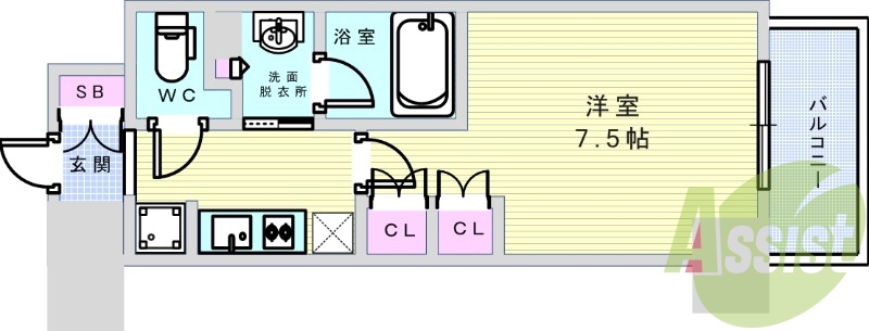 10階の間取り図