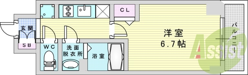 15階の間取り図