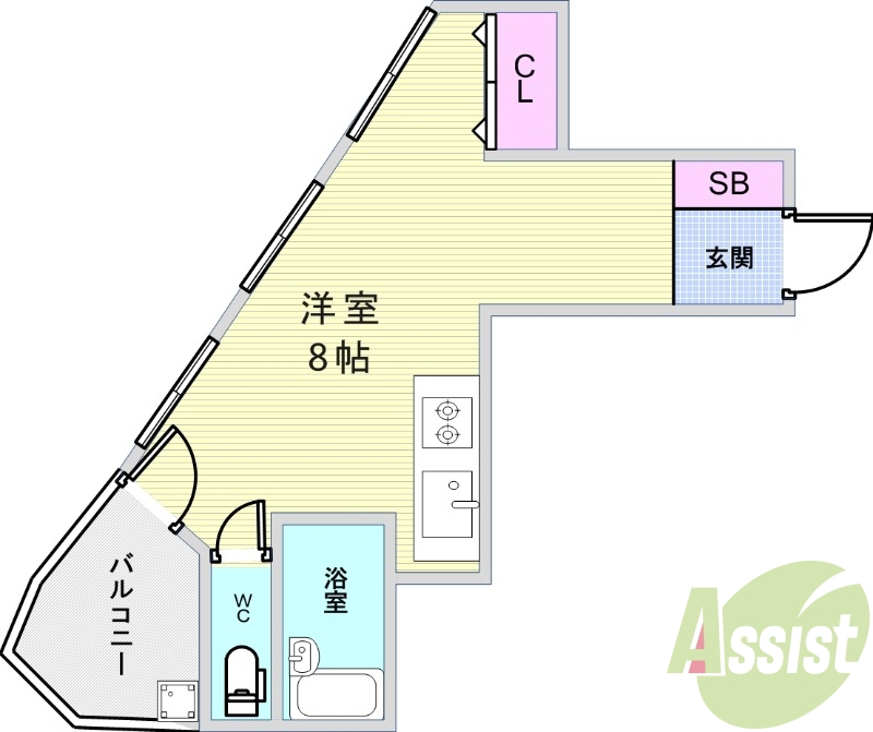 3階の間取り図
