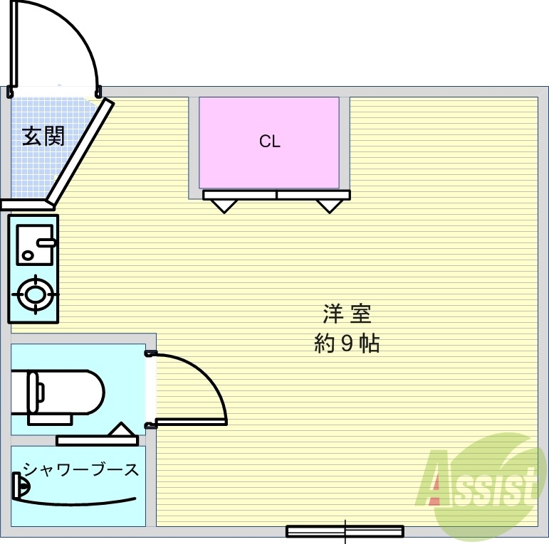 4階の間取り図
