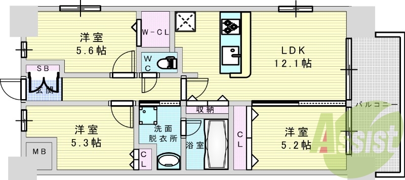 間取図