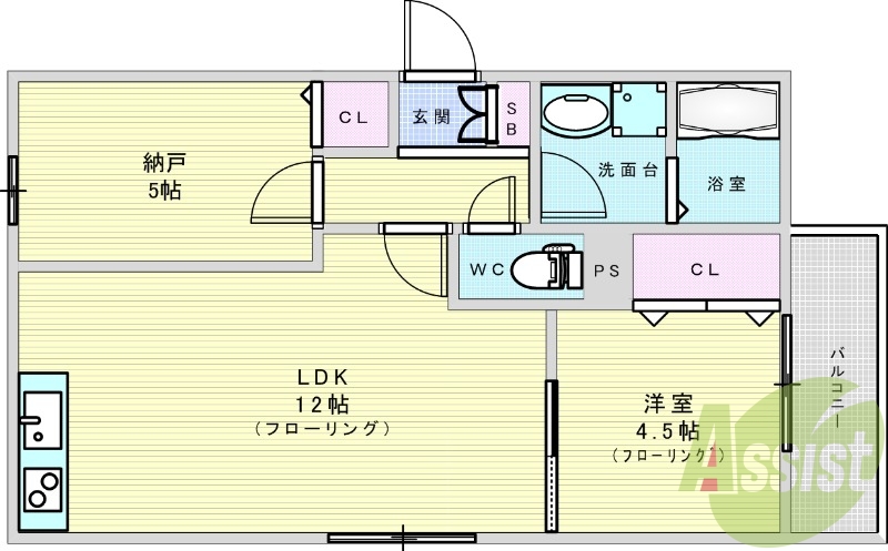 3階の間取り図