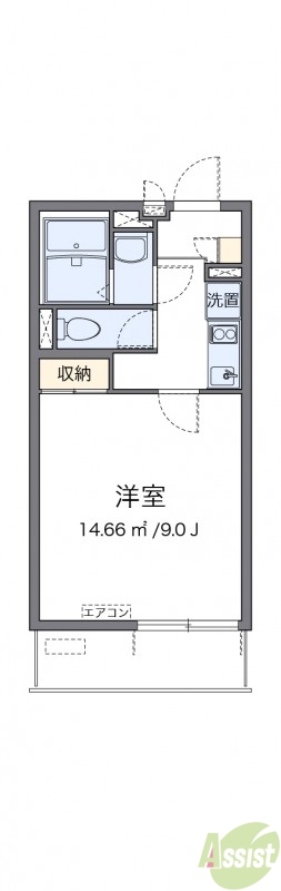 1階の間取り図