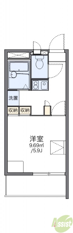 2階の間取り図