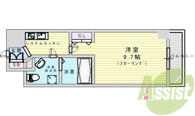 3階の間取り図