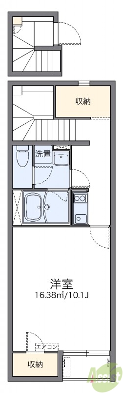 代表的な間取のため実際の間取とは異なる場合があります