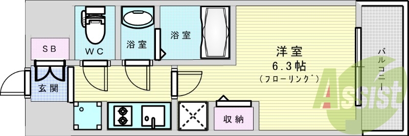 7階の間取り図