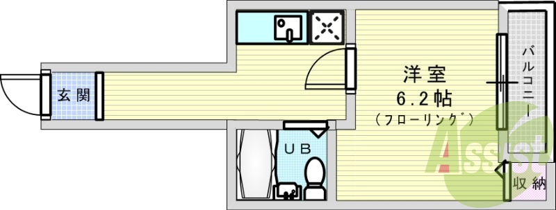 2階の間取り図