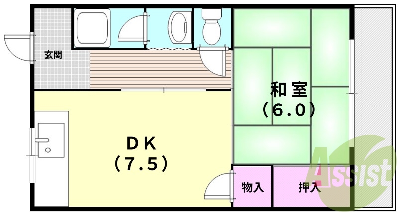3階の間取り図