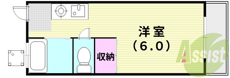2階の間取り図