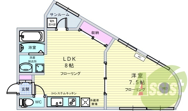 5階の間取り図
