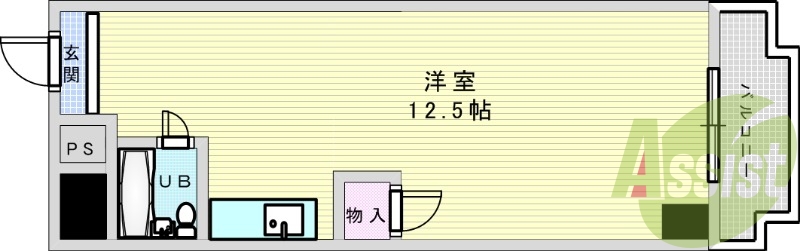 7階の間取り図