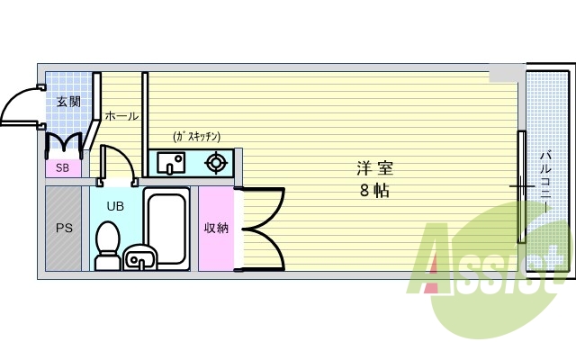 2階の間取り図