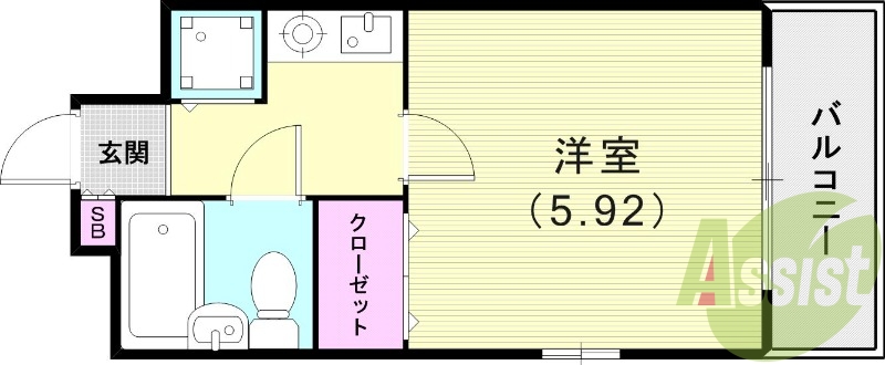 2階の間取り図