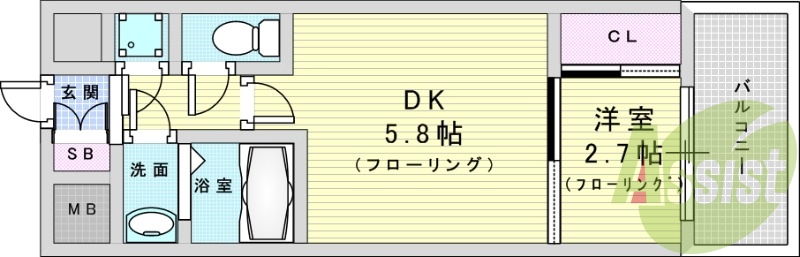 11階の間取り図