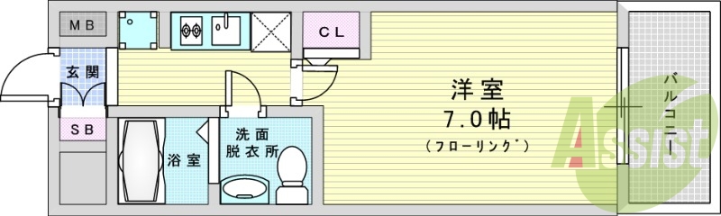 5階の間取り図