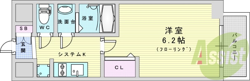 9階の間取り図