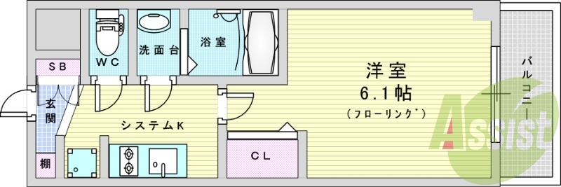 10階の間取り図
