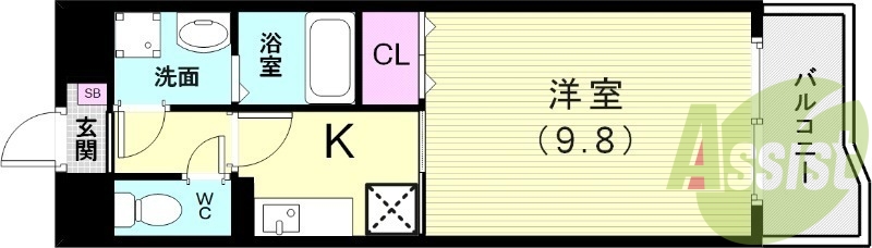 3階の間取り図