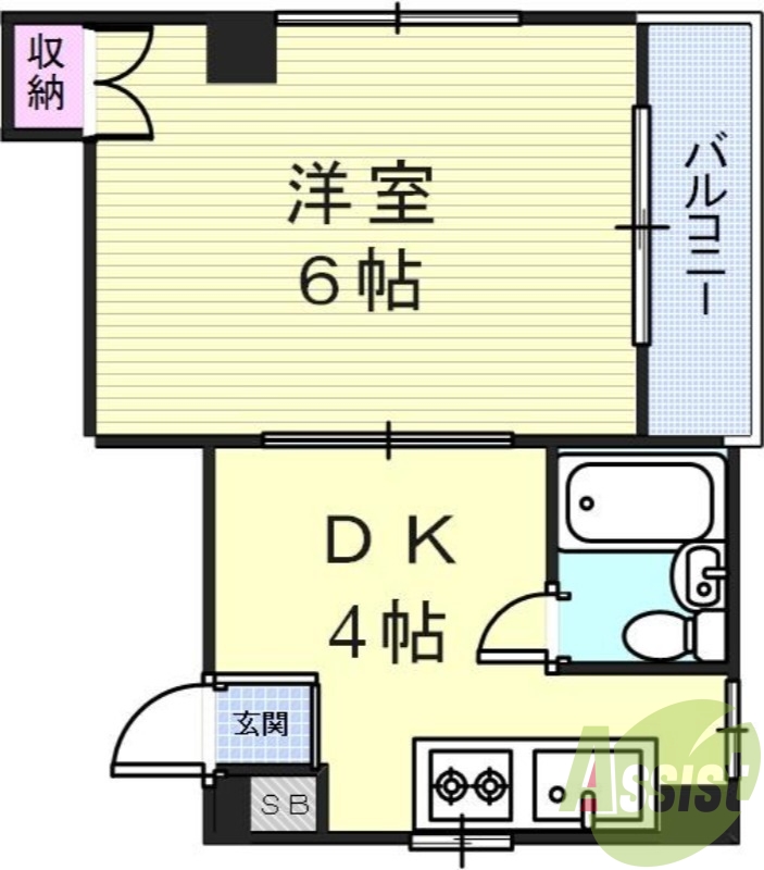 使いやすいゆとりある間取りです