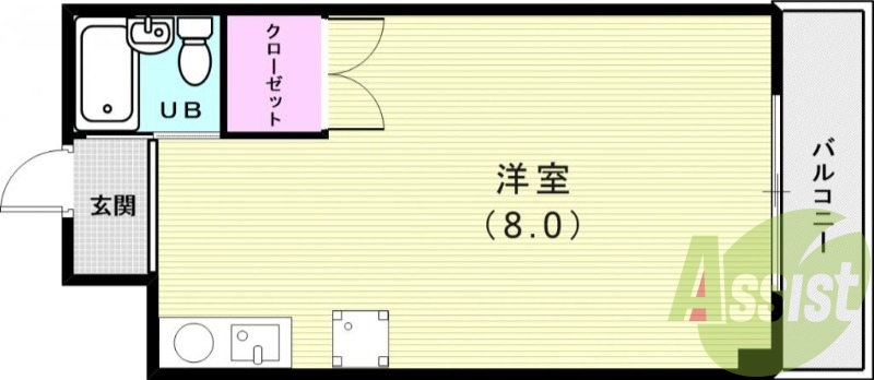 4階の間取り図