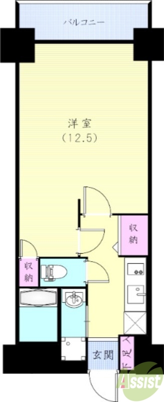 4階の間取り図