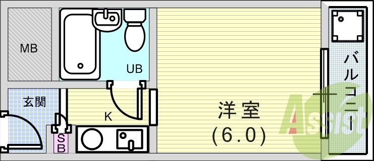 5階の間取り図