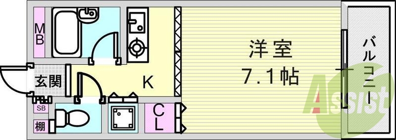 3階の間取り図