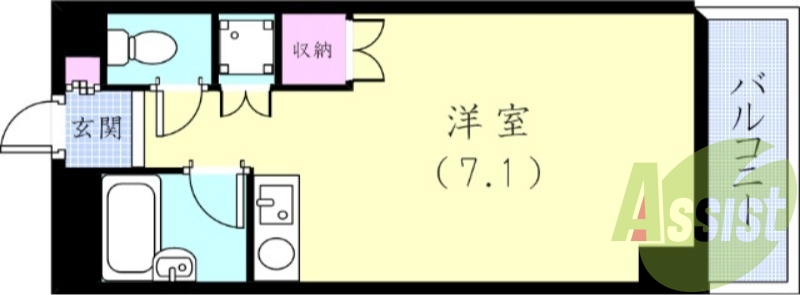 2階の間取り図
