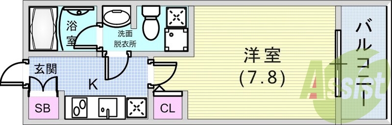 5階の間取り図