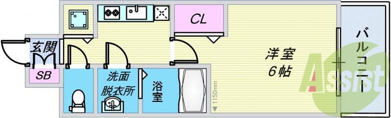 3階の間取り図