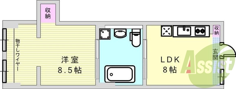 斬新な間取りです