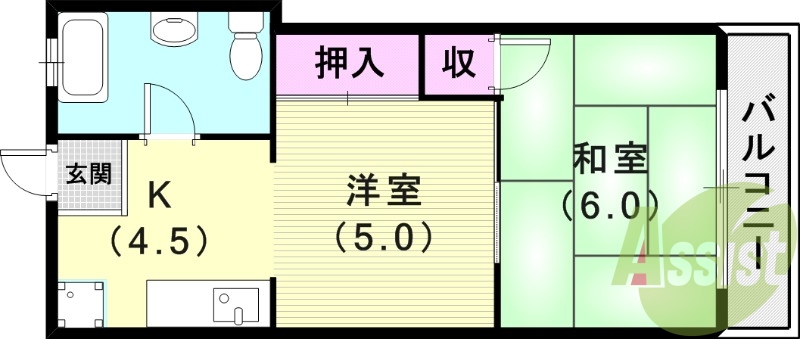 使いやすい間取りです