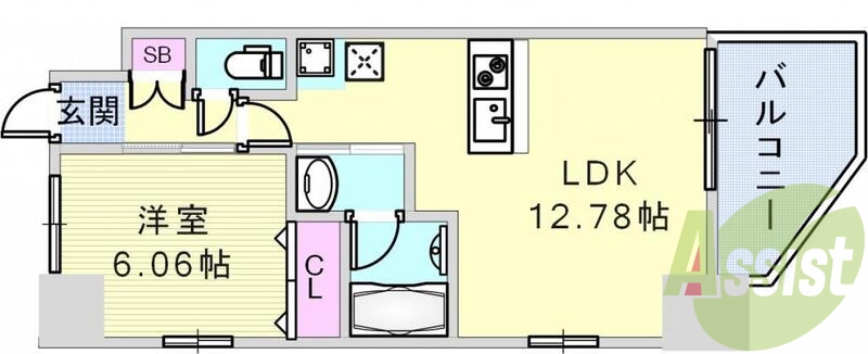 14階の間取り図