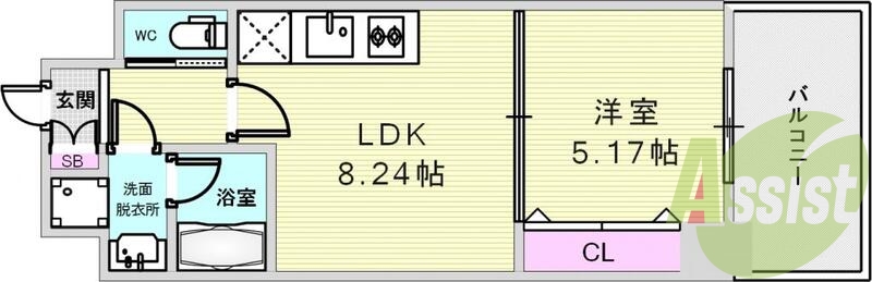 11階の間取り図