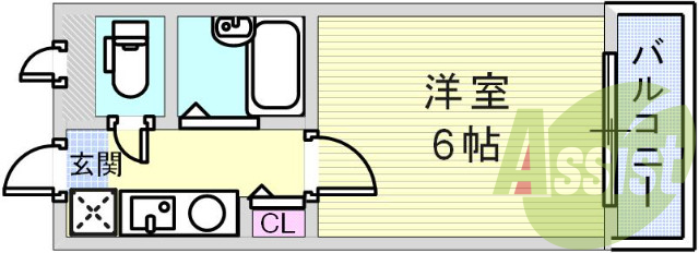 2階の間取り図